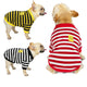 條紋鬥牛犬毛衣 - 秋冬外套 | Striped Bullfighting Sweater for Dogs - Fall/Winter Coat