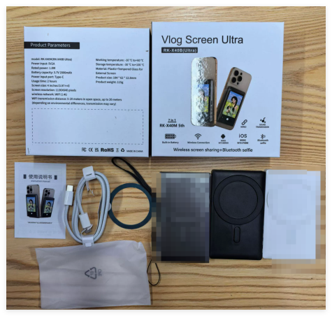 Wireless Selfie Device Cocok Untuk Selfie/Vlog Dengan Kamera Belakang
