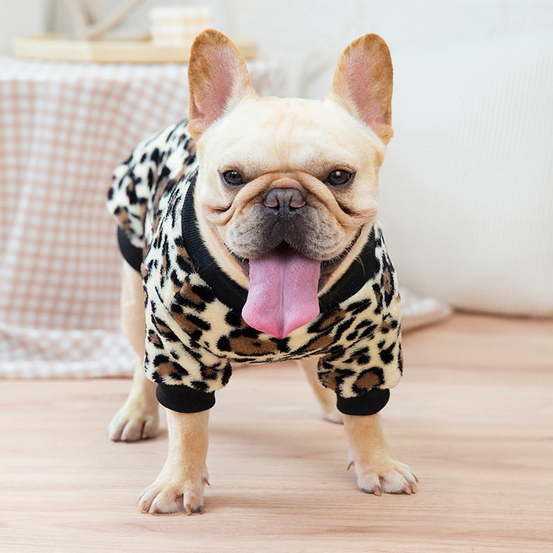 冬季狗狗毛絨鬥牛外套 | Fluffy Bullfighting Jacket for Winter Dog Wear