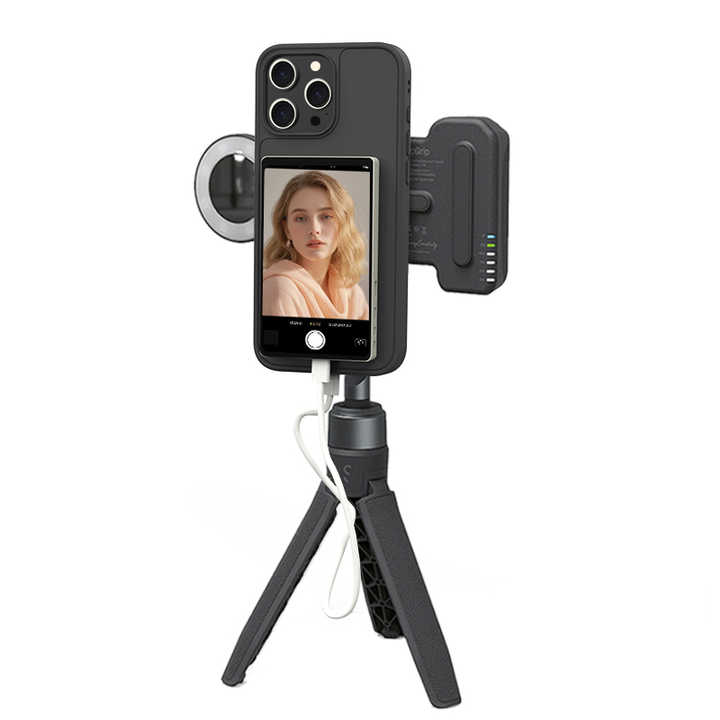 Mobile Phone Selfie Mirror Display Canggih Screen Magnetic Suction Phone Clip