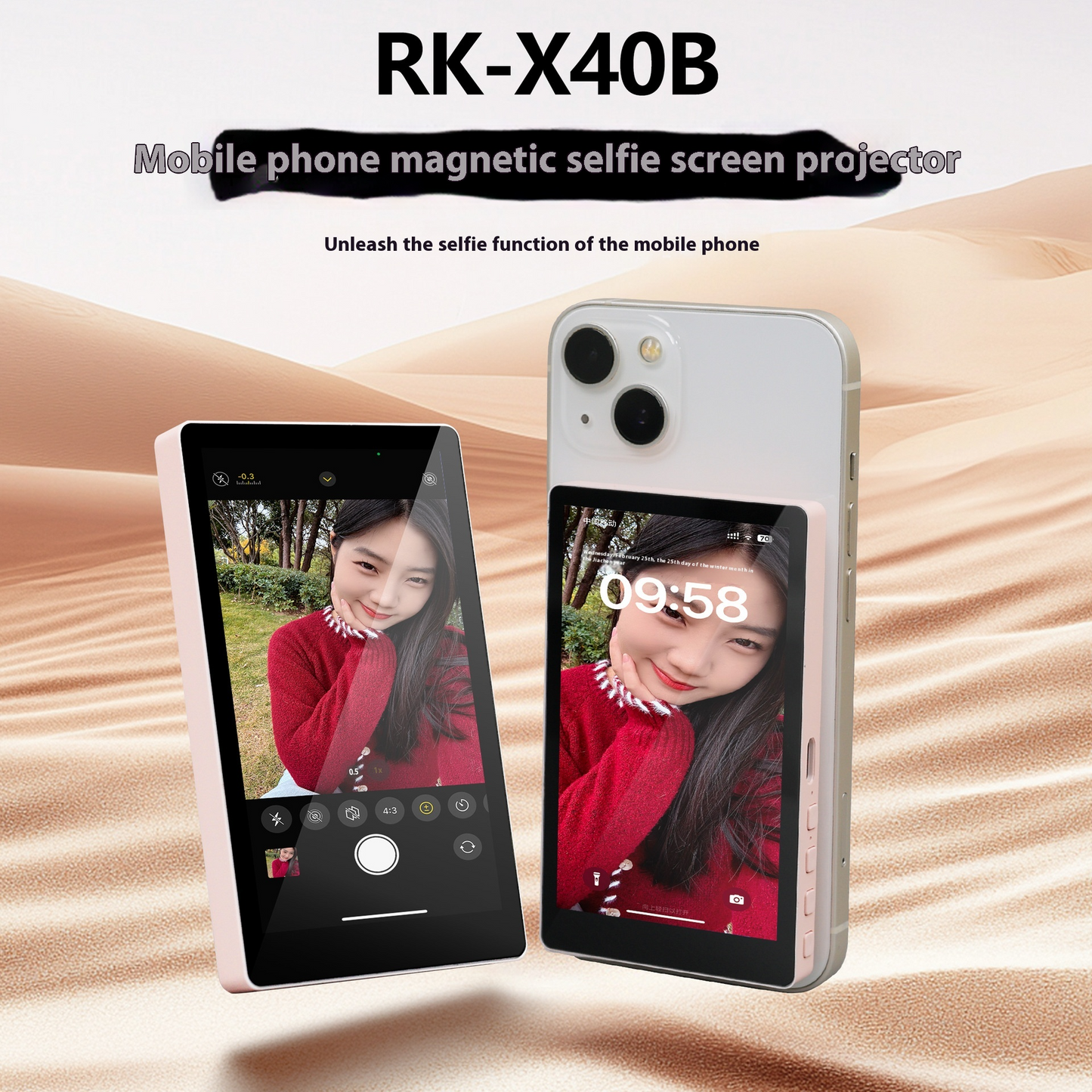 Wireless Selfie Device Cocok Untuk Selfie/Vlog Dengan Kamera Belakang